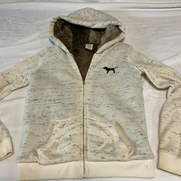 2014 PINK Victoria's Secret Faux Fur Jacket - Picture 2 of 13